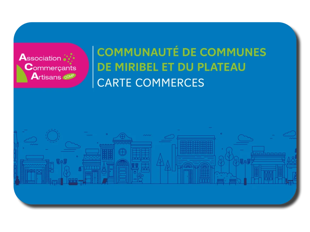 La carte Commerces, une carte qui permet de gagner des euros à chaque achat local ! 