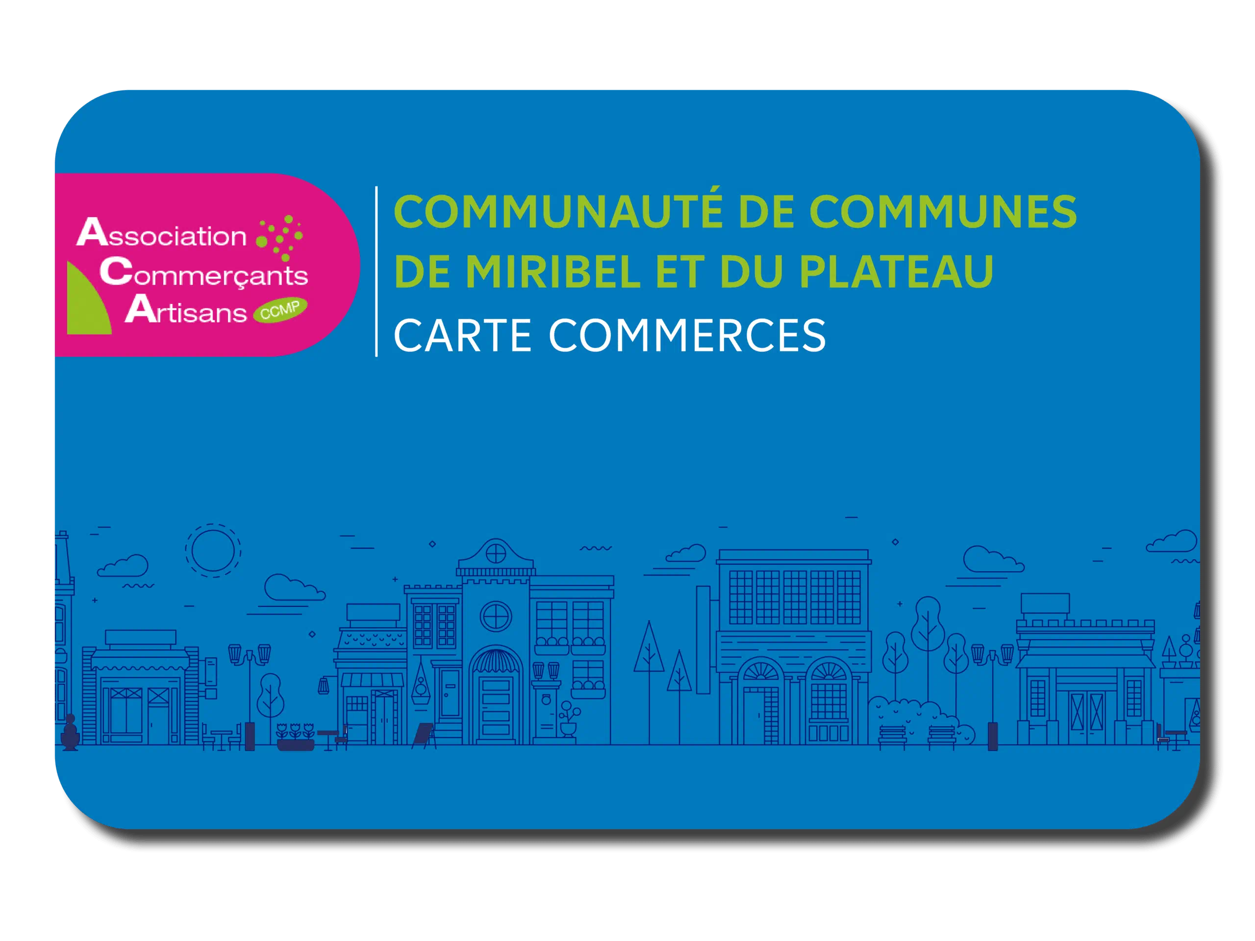 La carte Commerces, une carte qui permet de gagner des euros à chaque achat local ! 