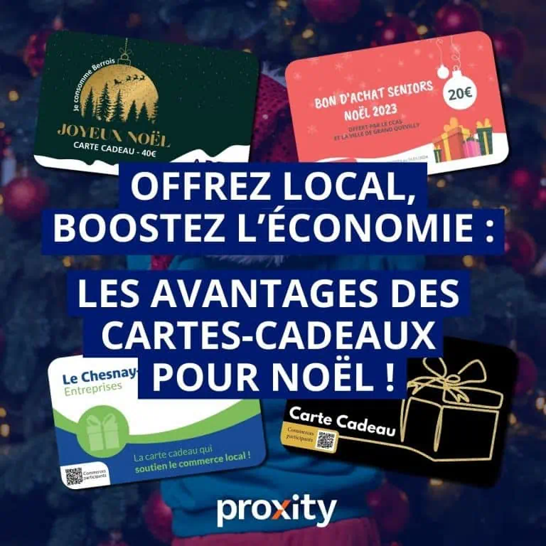 Quels sont les avantages de la carte cadeau locale pour les fêtes de Noël ?