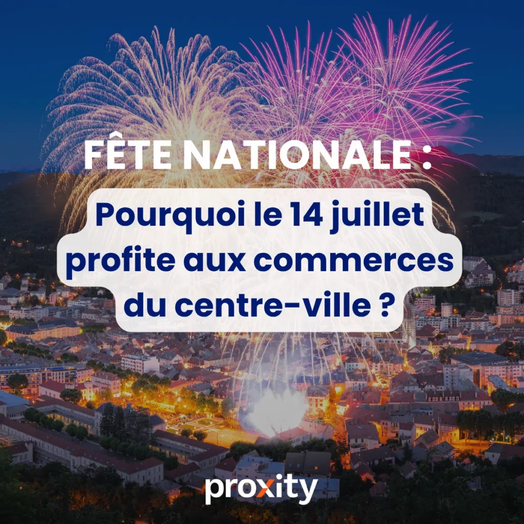 Découvrez pourquoi le 14 juillet profite aux commerces du centre-ville.
