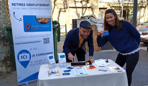 Lancement réussi pour la Carte Commerces à Fuveau