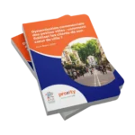 Livre blanc réalisé par l'APVF et Proxity sur la Dynamisation commerciale des petites villes.