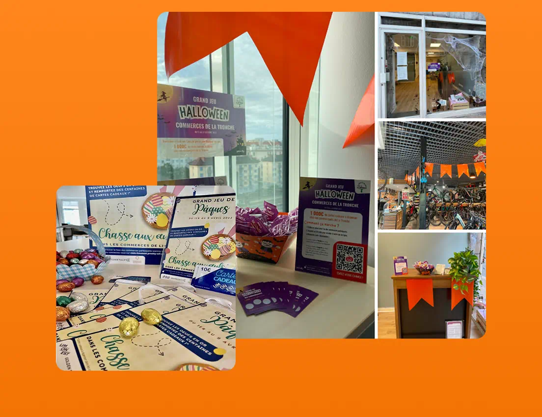 Proxity propose d'organiser des animations en lien avec les grandes fêtes commerciales afin de dynamiser votre centre ville
