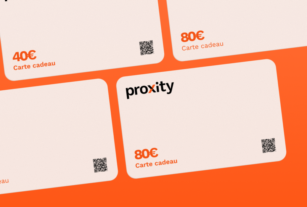 Carte cadeau locale Proxity
