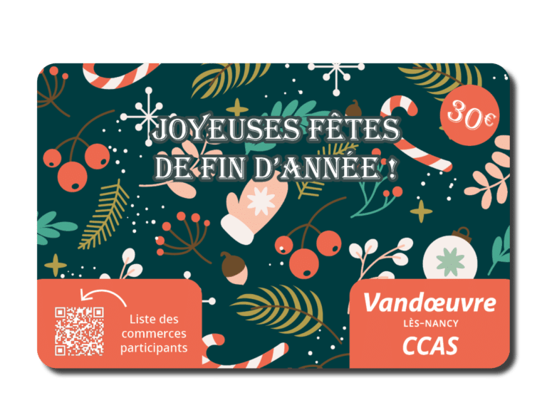 Carte cadeau locale de Vandœuvre-lès-Nancy